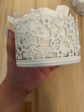 Set of 2 ⭐️⭐️bath & body works patriotic stars candle holders